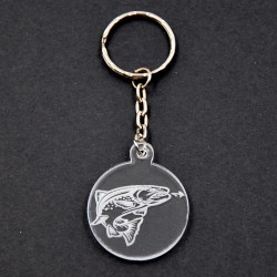 Llavero metacrilato Salmón